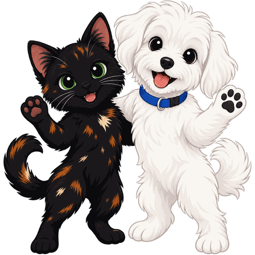 Luna y Oso te saludan